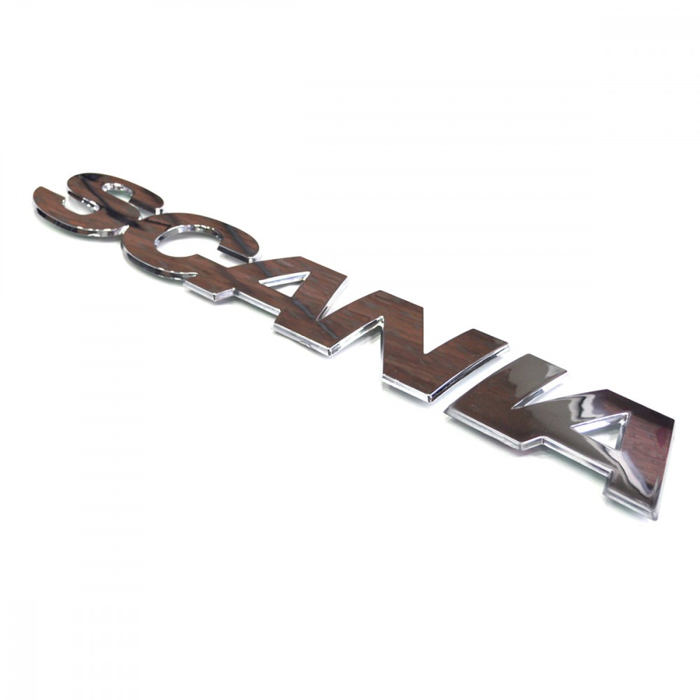 Emblema Cromado Grade compatível Scania G e R 2008 2009 e P a partir de 2013 - Jetta