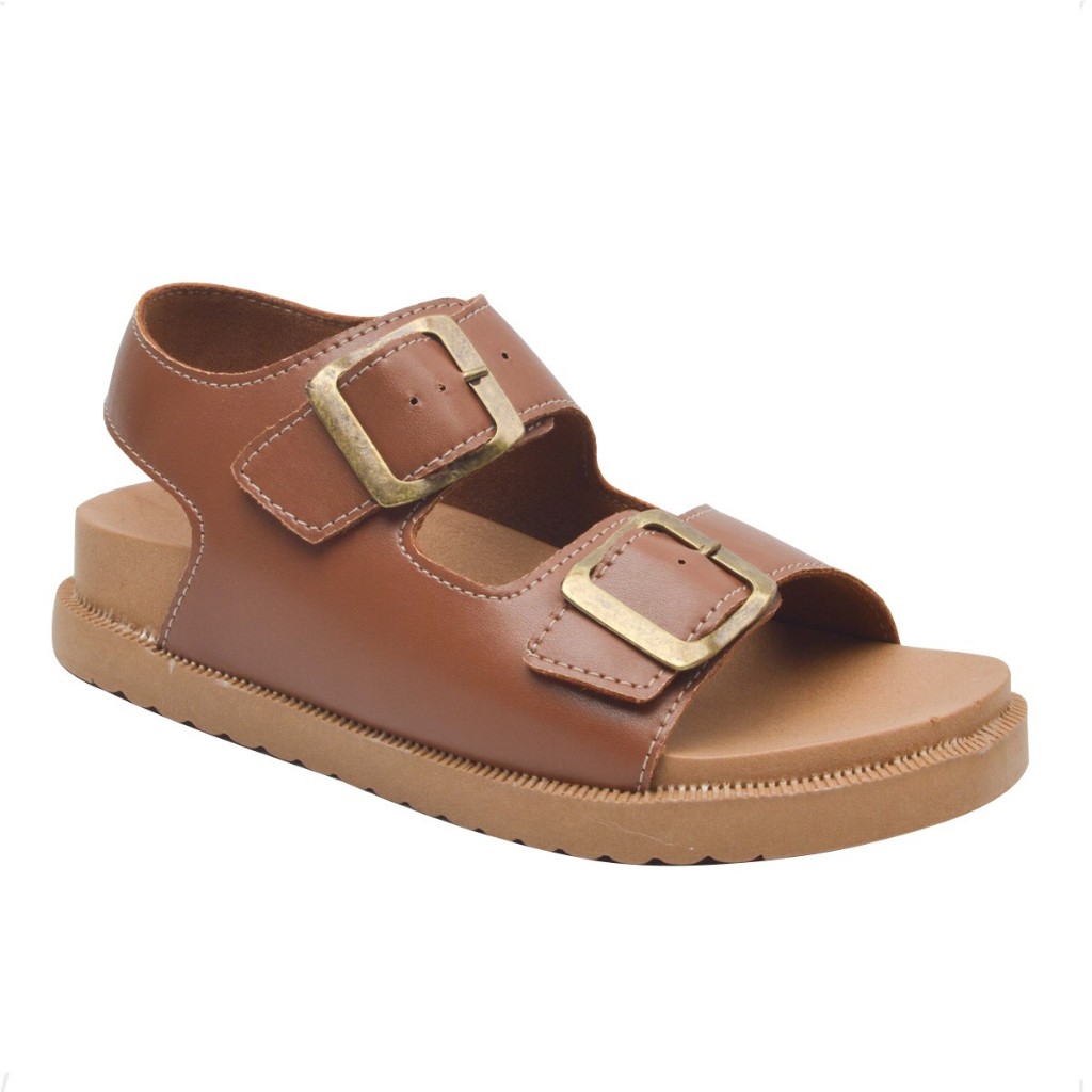 Sandália Para Meninos Birken Infantil Preta e Marrom Birken Masculina Confortável Fivelas Autismo em Oferta na Shopee