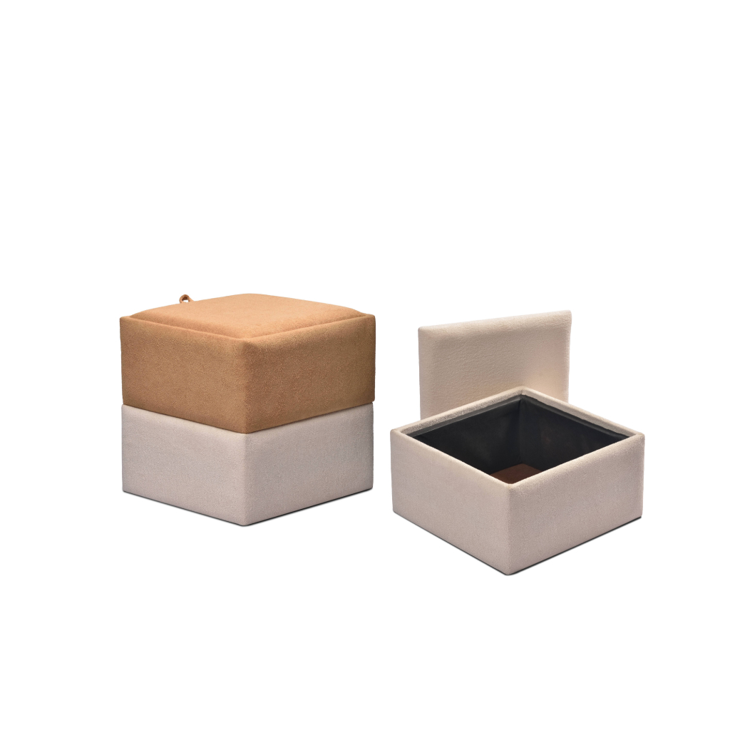 Puff Baú Empilhável Organizador Multiuso PuffGo. Mesinha auxiliar, escadinha pet, puff decorativo