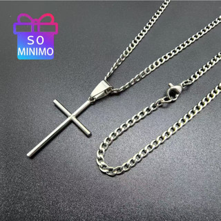 Elegância e Estilo: Kit Colar e Pulseira Masculino em Aço Inoxidável 316L com Cruz Folheada a Ouro