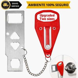 Cadeado de Segurança Portátil Trava de Porta Anti-Invasão Viagem Hotel Casa em Oferta na Shopee
