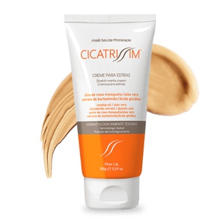 Cicatrissim Creme Redutor de Estrias - Suaviza Estrias, Uniformiza e Firma a Pele - 150g em Oferta na Shopee