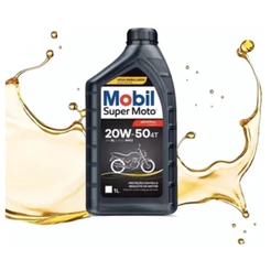 Oleo de Moto Mobil Modelo Super Moto 20w50 Mineral 4t 1L
