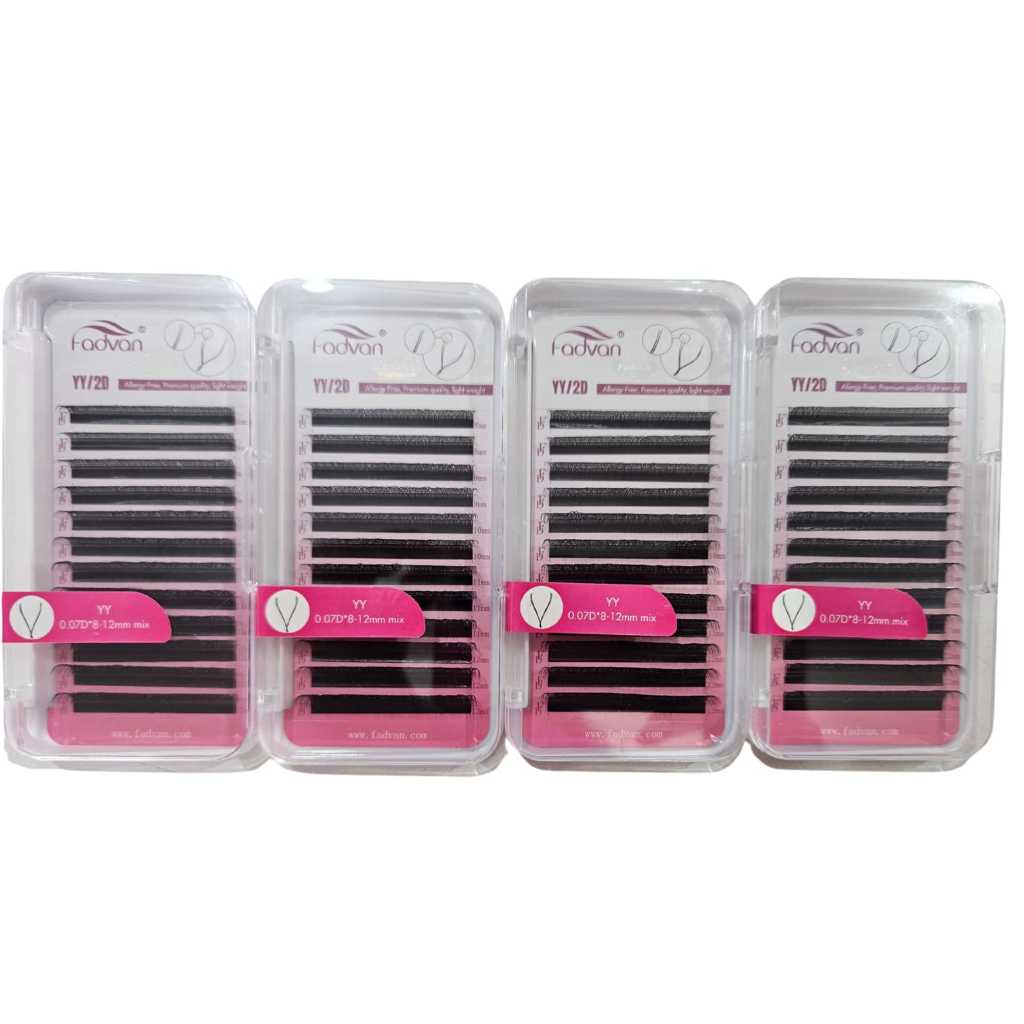 Kit 4 Cilios Fadvan YY Volume Brasileiro 0,07D ENVIO IMEDIATO em Oferta na Shopee