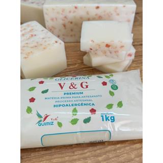 KIT 4 KG - BASE GLICERINA HIPOLERGENICA PREMIUM QUIMIZ V&G em Oferta na Shopee