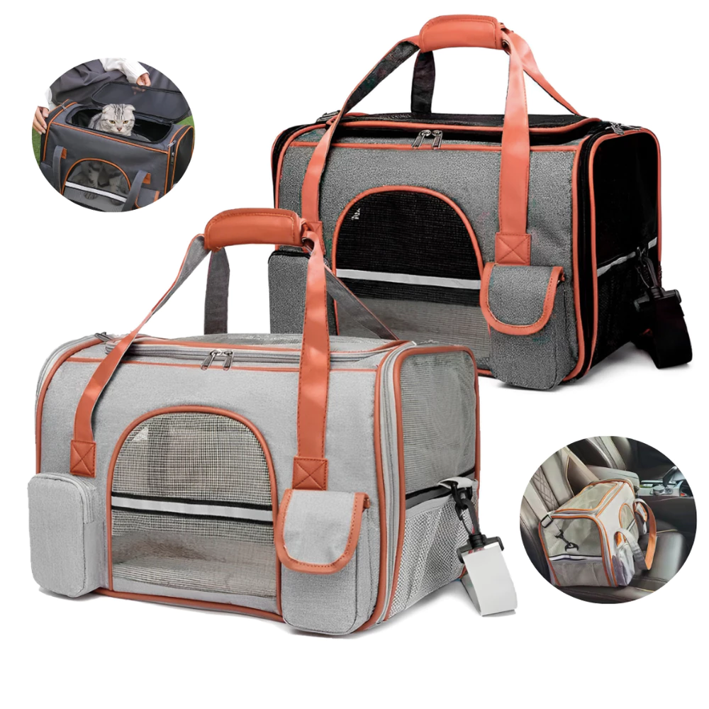 Bolsa Pet Mala Cães Gatos Avião Luxo Transporte Viagem Grande