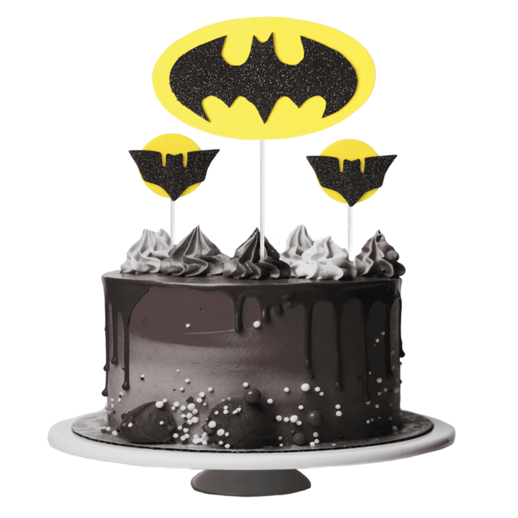 10 Topos De Bolo Temáticos Eva Topper Homem Morcego Festa Aniversário