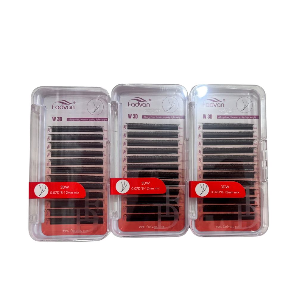 Kit 3 Cilios Fadvan 3D Volume Egípcio 0,07D ENVIO IMEDIATO em Oferta na Shopee