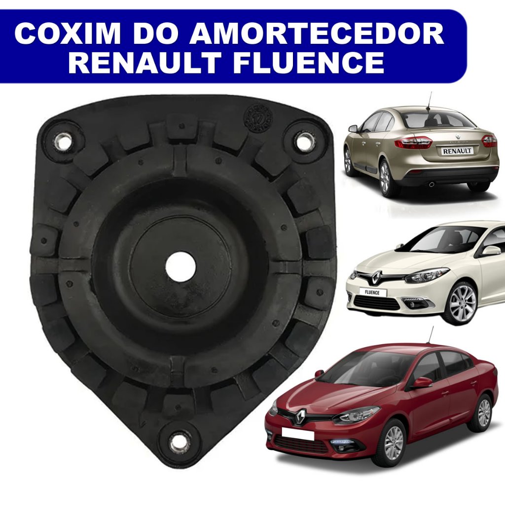 Coxim Batente Superior do Amortecedor Dianteiro Renault Fluence 2012 a 2018 Todos Novo Garantia e NF