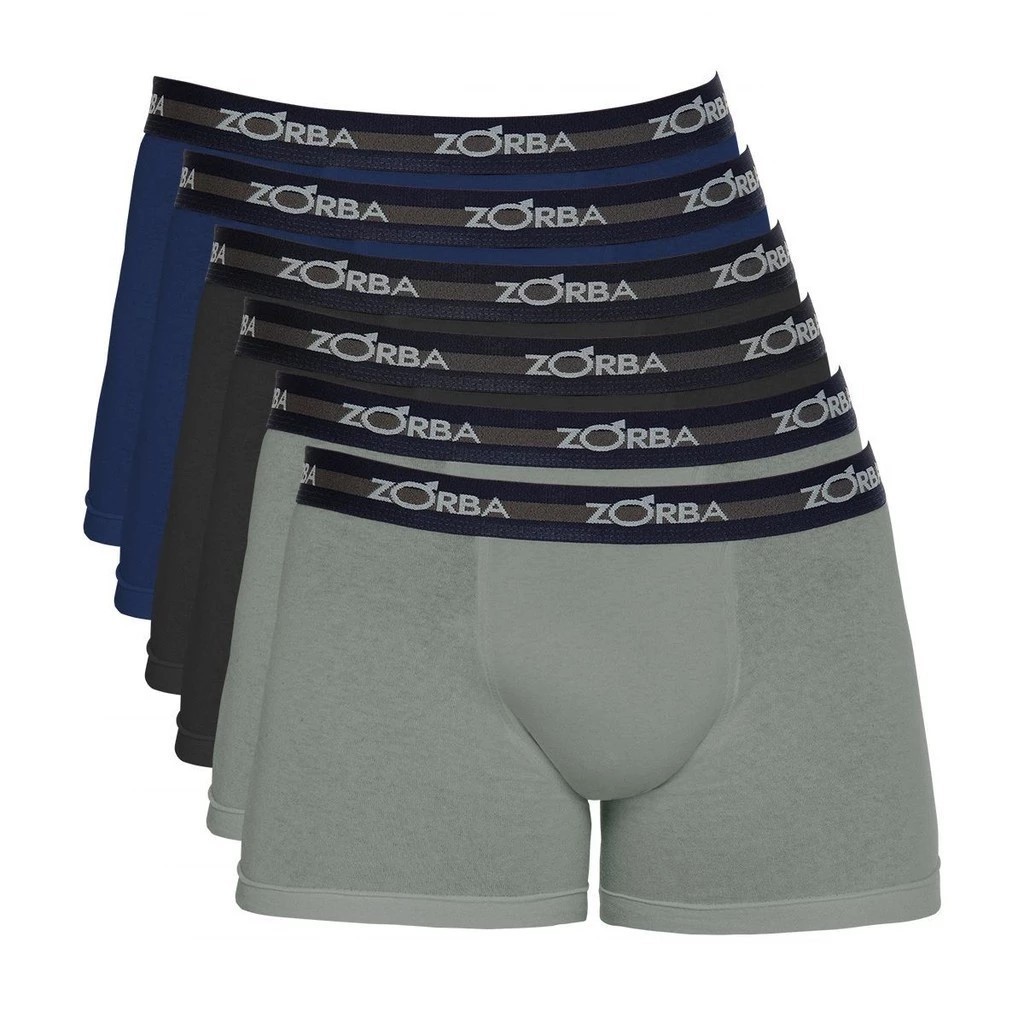 Kit 6 Cuecas Zorba Boxer Max Algodão em Oferta na Shopee