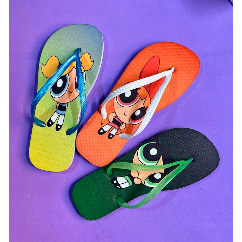 Chinelo Feminino estampado super poderosas
