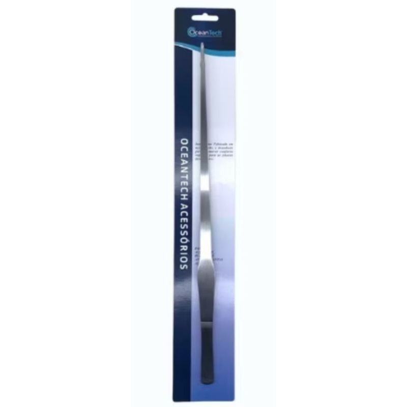 Pinça Reta Para Plantas Ocean Tech 27cm Em Inox