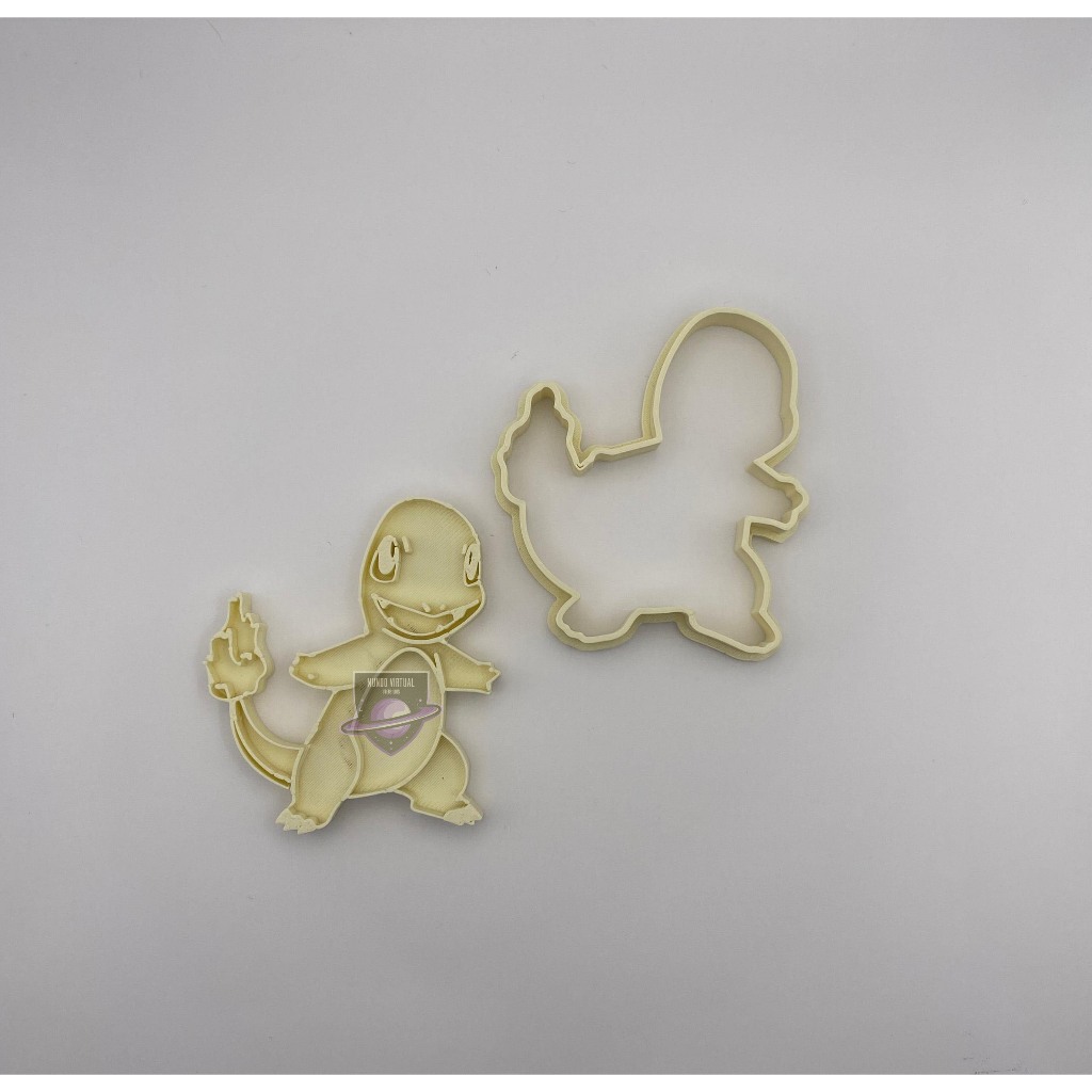 Kit 5 Cortador Marcador Pokemon Pikachu Charmander Squirtle Bulbassauro Pokebola