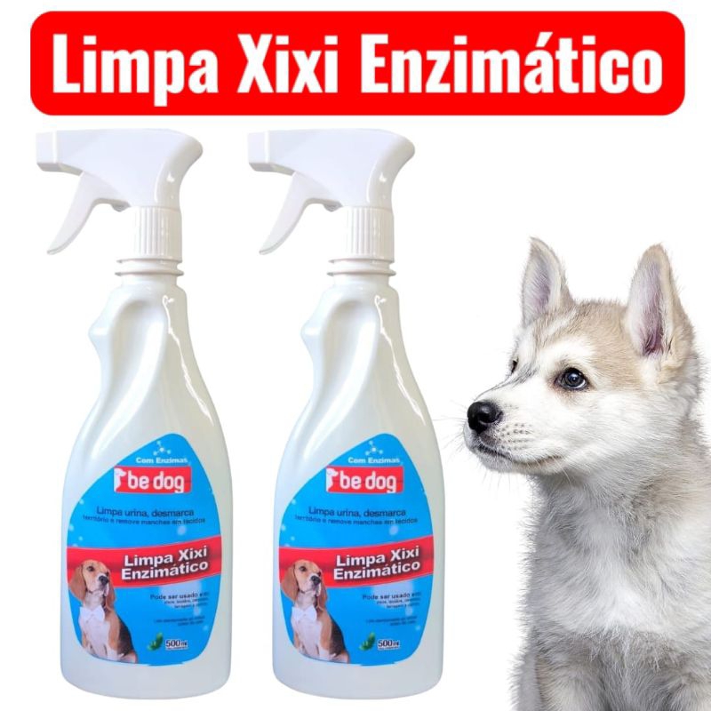 Kit 2 Limpa Xixi Enzimático Bedog 500ml - Envio Ultra Seguro Baú Pet Embalagem Reforçada Anti-Vazamento