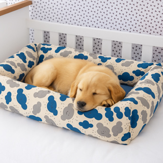 Caminha Pet Retangular Cama Confortável Cachorro Gato Fibra Silicone Luxo Várias Estampas Decorativa em Oferta na Shopee