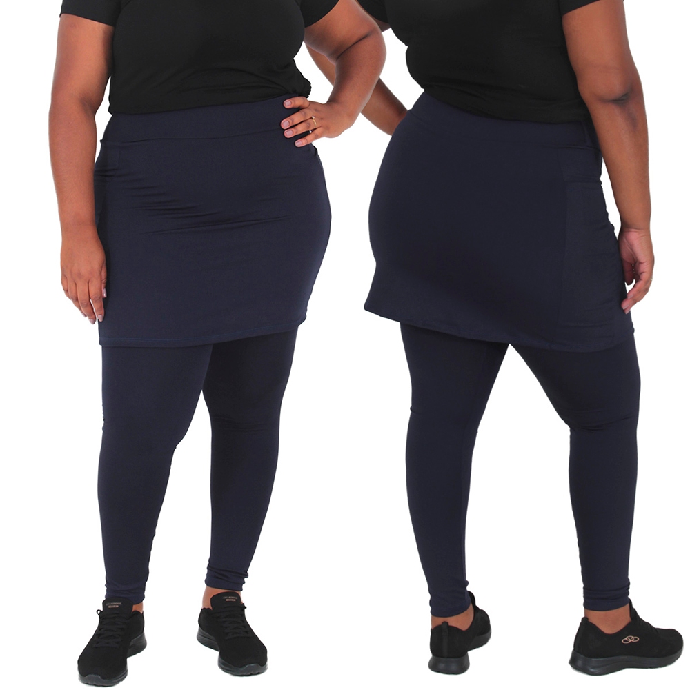 Legging Saia Plus Size Feminina Moda Evangelica em Oferta na Shopee