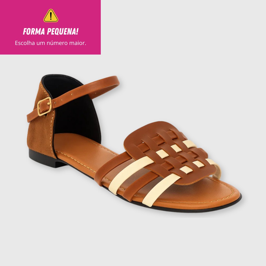 Sandália Feminina Tiras Rasteira Confortável Tiras Fisherman Manu em Oferta na Shopee