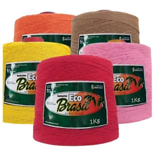 Barbante Soberano EcoBrasil Nº6 1kg – Crochê, Tapete e Artesanato em Oferta na Shopee