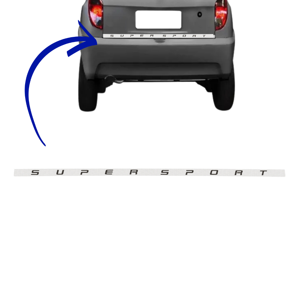 Emblema adesivo SUPER SPORT – Celta – Faixa traseira em Oferta na Shopee