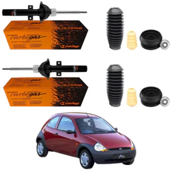 PAR AMORTECEDOR DIANTEIRO FORD KA 97 A 2007 ORIGINAL COFAP + KITS