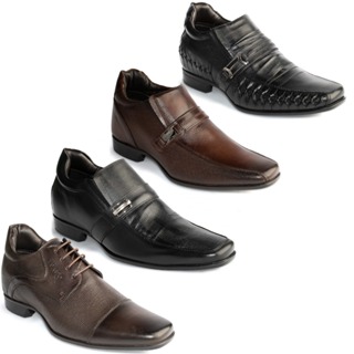 Sapato Rafarillo Alth Aumenta 7cm Couro Original Confortável em Oferta na Shopee