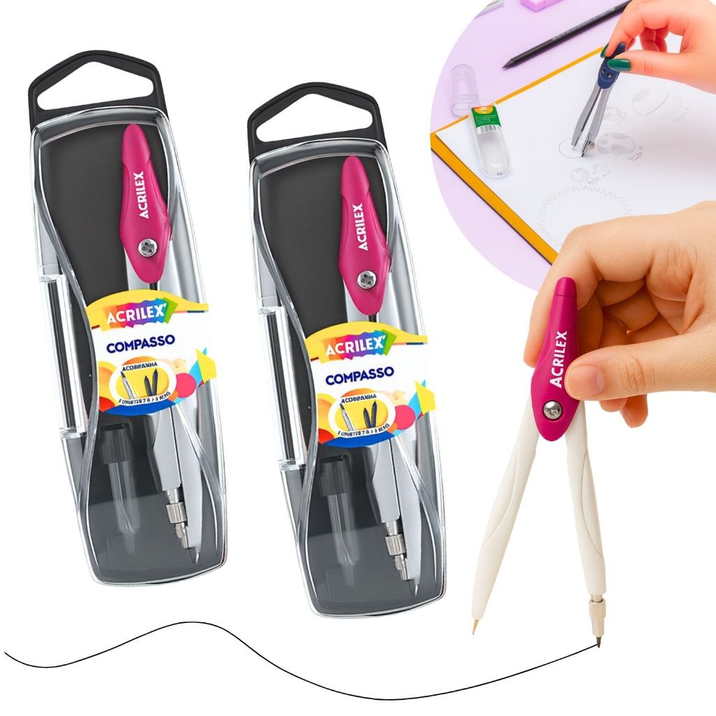 Compasso Escolar Profissional: Onde Comprar | BuscaProdutos