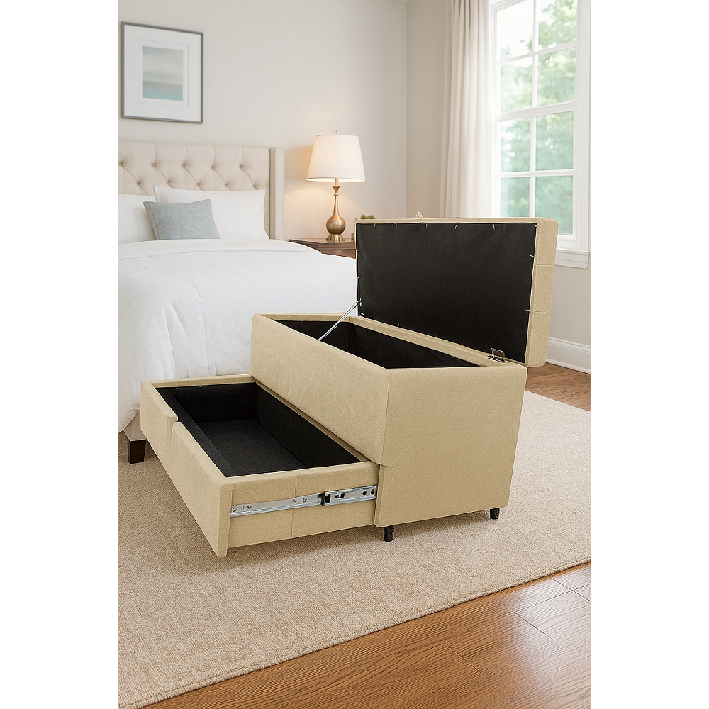 Puff Baú Sapateira na Black Friday 2025 | BuscaProdutos