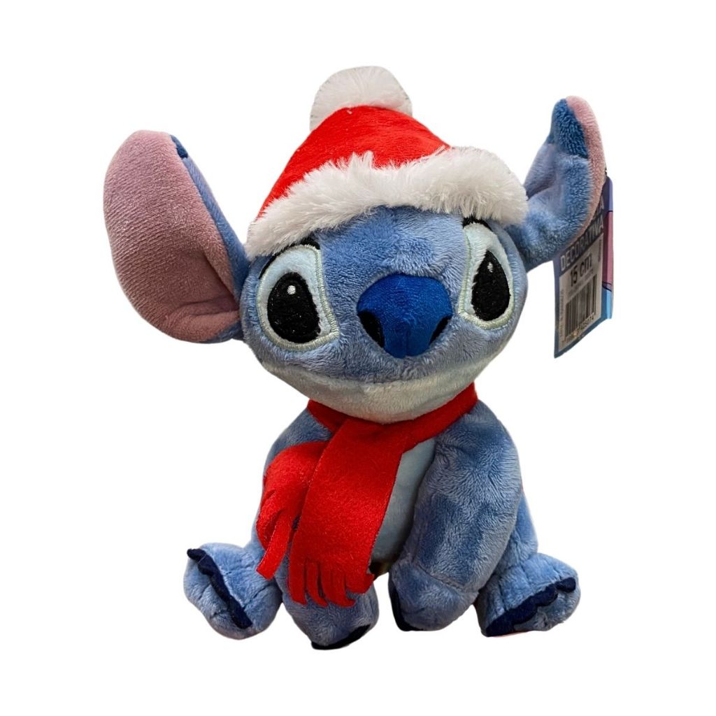 Pelúcia Stitch 15cm Enfeite de Natal - Disney Original
