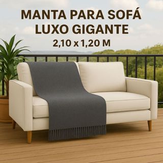 Manta Para Sofá Luxo Gigante 2,10 x 1,20 m Tipo Capa De Sofá Protetora  Direto da Fábrica em Oferta na Shopee