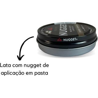 Kit c/3 de Ceras de Engraxar Sapato de Couro Polidor Nugget Cera Preto 36g-VAL:11/2026