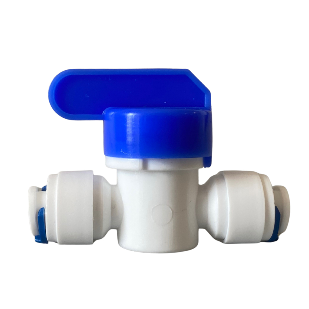 Registro Conector Engate Rápido 1/4 6mm Adaptador Plástico Bebedouro e Purificador Filtros de Água