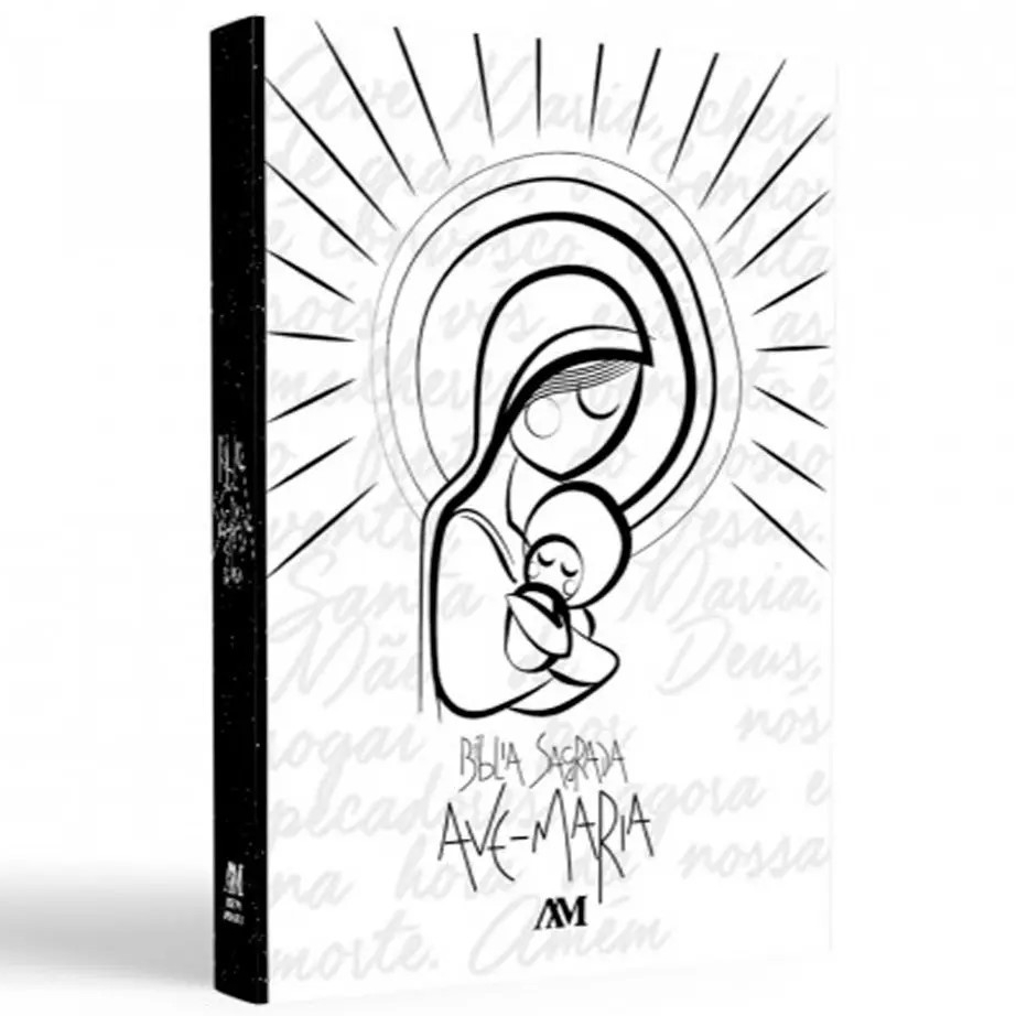 Bíblia Sagrada Ave Maria - Capa Maria em Oferta na Shopee