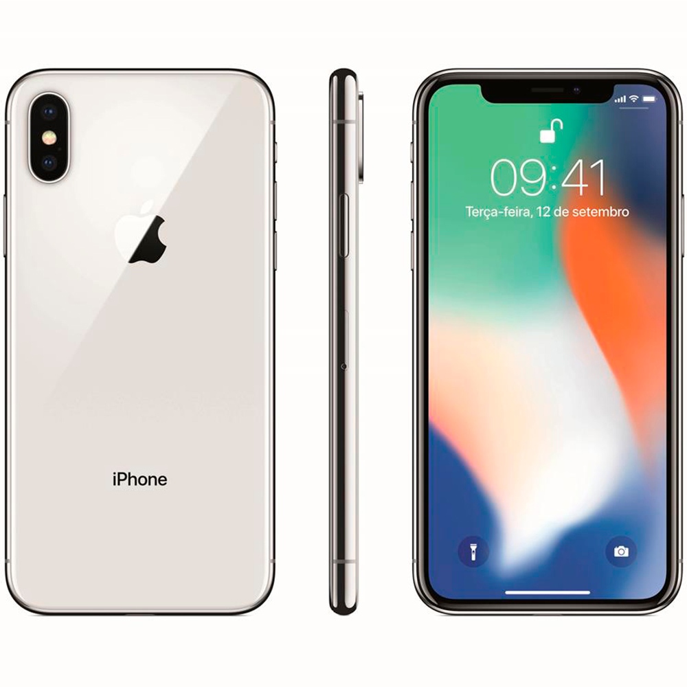 Apple iPhone X 256GB 3GB Ram Tela 5.8'' Câmera 12Mp Seminovo