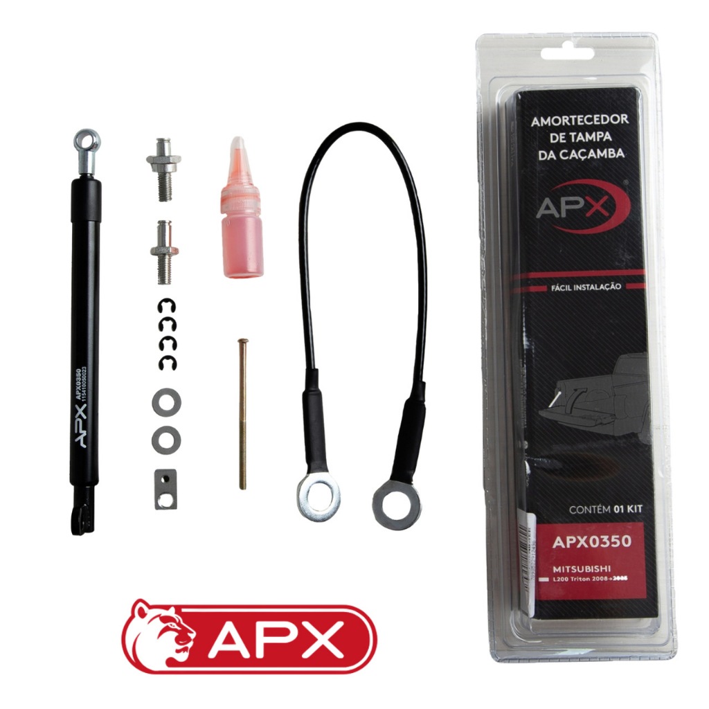 AMORTECEDOR DA CAÇAMBA TAMPA TRASEIRA MITSUBISHI L200 TRITON 2008/2023 · foto 2