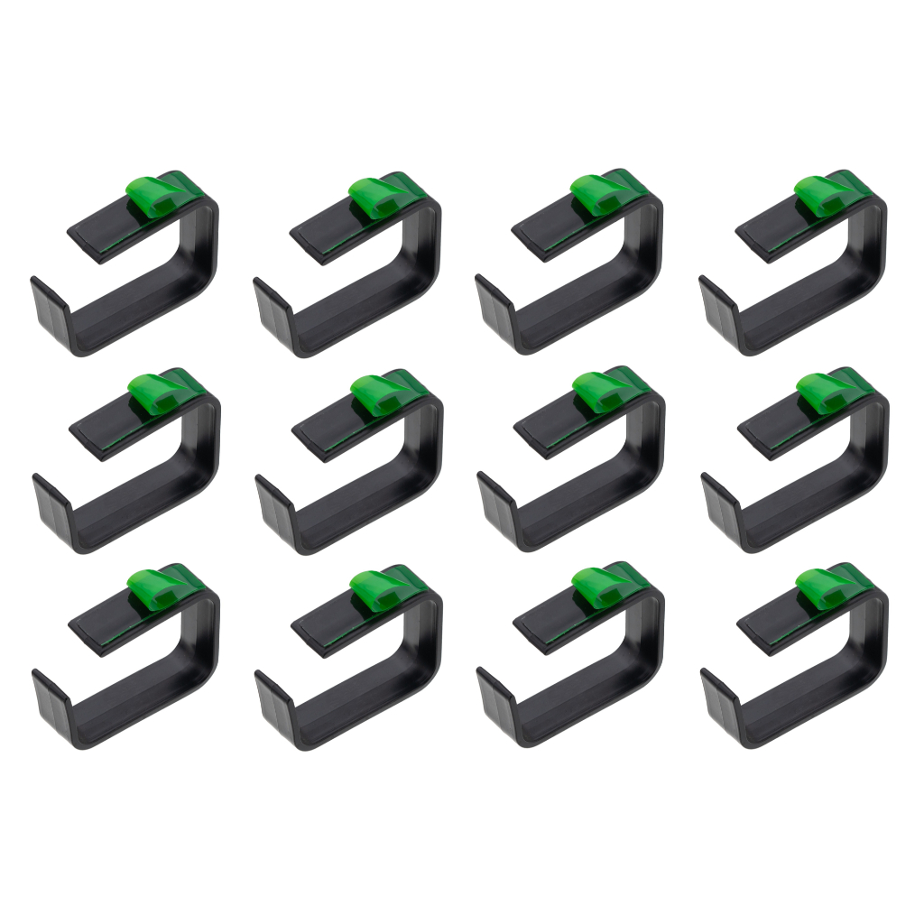 Kit 12 Organizador De Cabos Esconder Fios Embaixo De Mesa em Oferta na Shopee