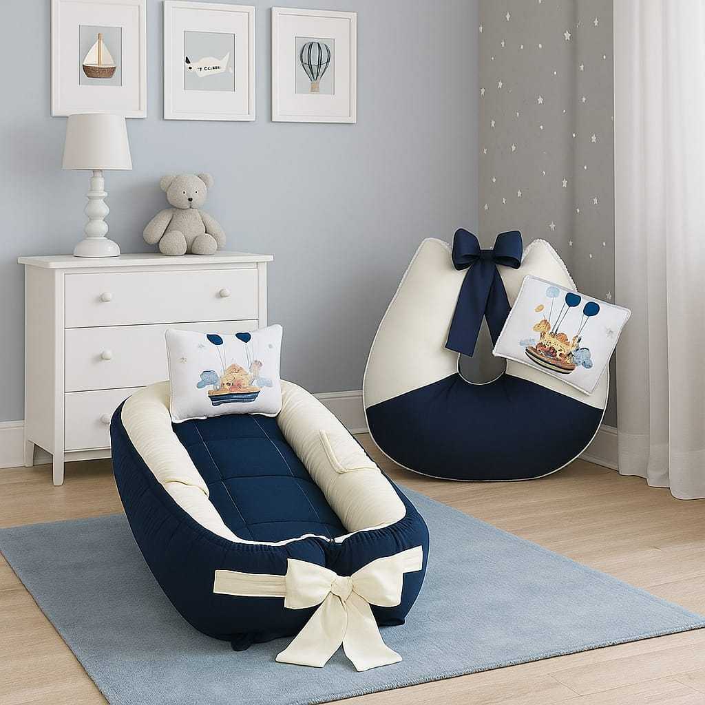 Combo, Ninho Redutor de Berço com Zíper + Almofada de Amamentação – Conforto e Praticidade em Oferta na Shopee