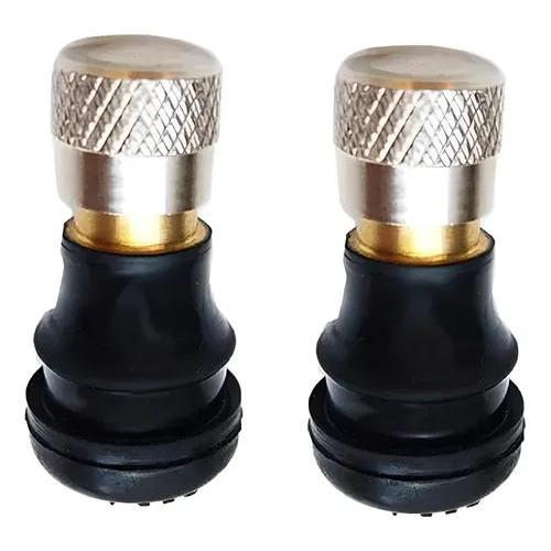 02-bico Curto Válvula Borracha Pneu Patinete Sem Câmara