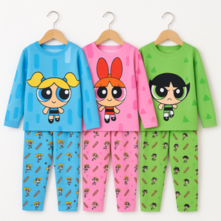 Pijama Infatil Blusa e Calça pra dormir estampas divertidas Meninas Poderosas em Oferta na Shopee