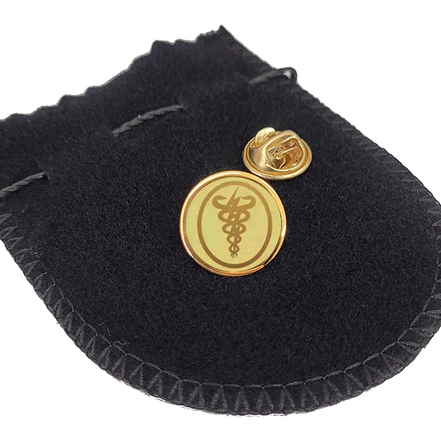 Pin Botton  Broche Personalizado Folheado A Ouro Fisioterapia Safbo27