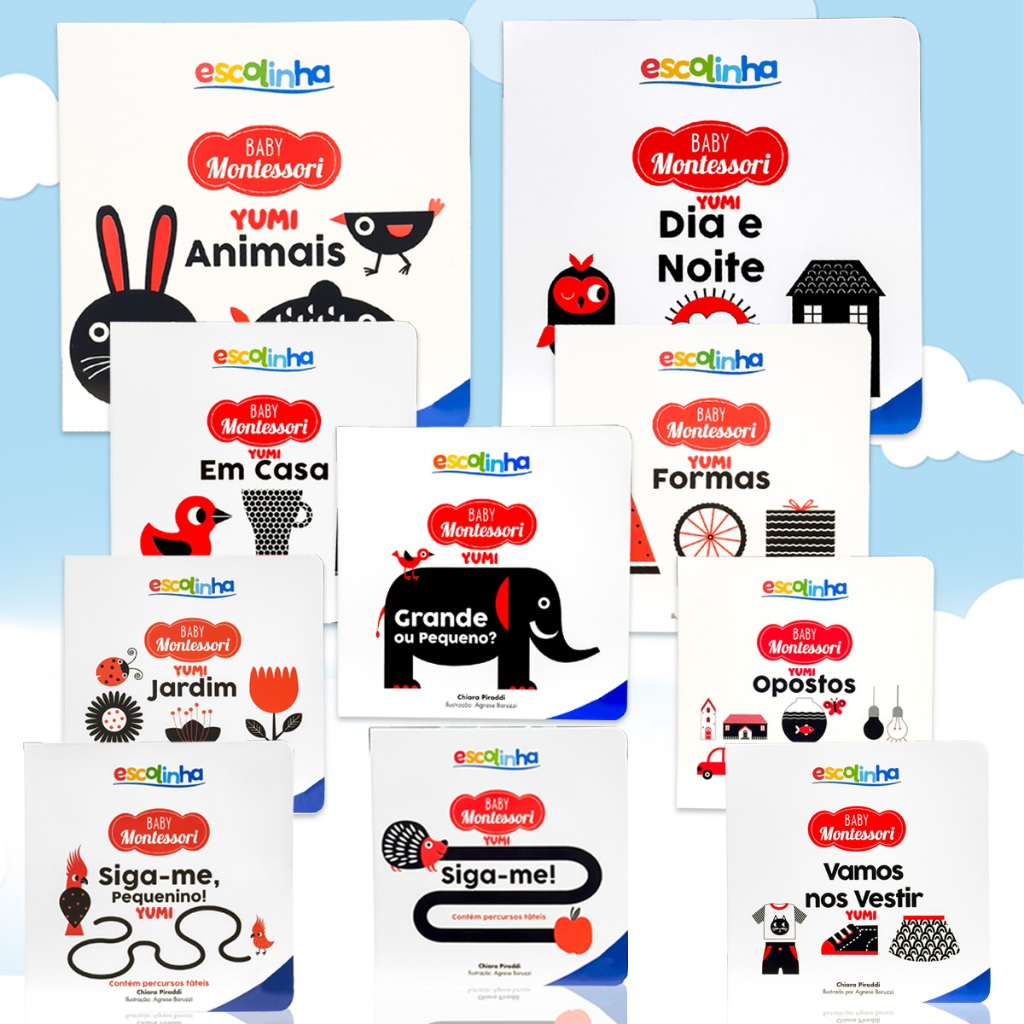 Coleção Livro Para Bebês Alto-contraste Interativo 0 a 6 Meses Montessori Fazenda Primeiras Palavras em Oferta na Shopee