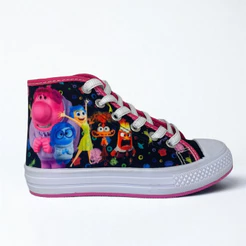 Tenis Infantil Meninas Divertidamente Cano Alto Disney Original