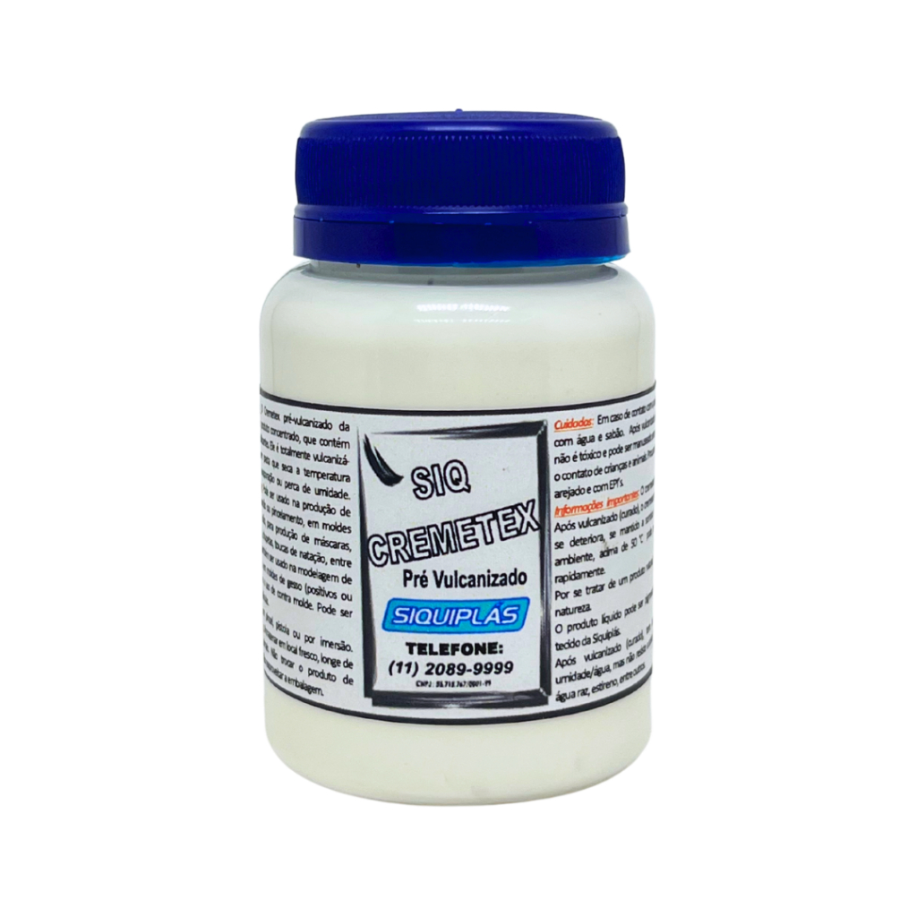 Siq Cremetex – Látex Em Pasta – Pré Vulcanizado – 80g