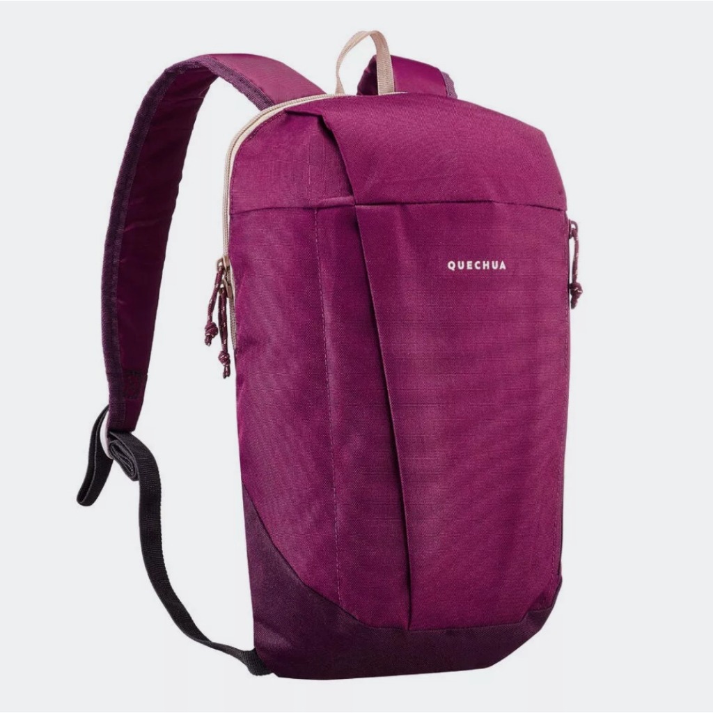 Mochila 10 L Quechua NH100  Roxa – Leve, Compacta para Trilha / Dia a Dia