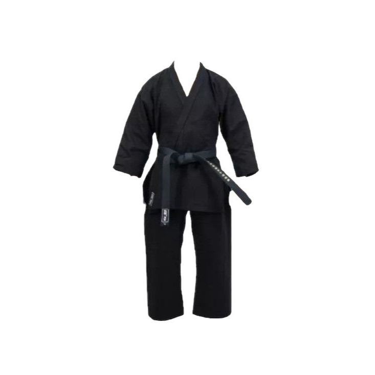 Kimono Karatê Start Preto Adulto Kyoshi