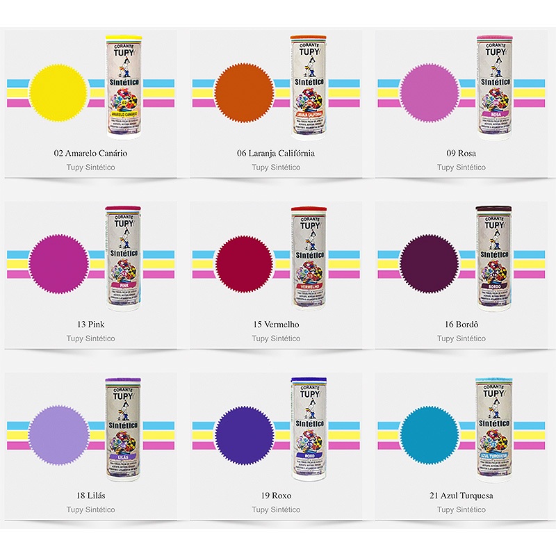 Tinta de Roupa Corante - SINTÉTICO - Tupy - Cores Tradic - Tingir Roupas Tecidos - 45g - 1 Unidade em Oferta na Shopee