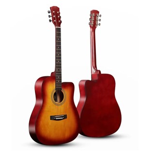 Violão Acústico Iniciante Estudante 38" 6 Cordas Aço Madeira Várias Cores