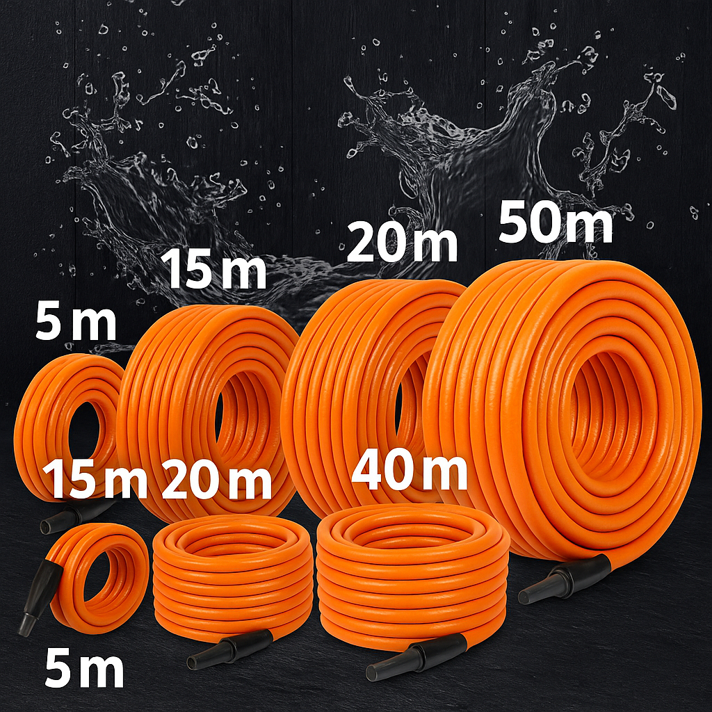 Mangueira de Quintal Jardim 10 20 25 30 35 40 e 50 Metros Super Flexível Alta Qualidade Pressão