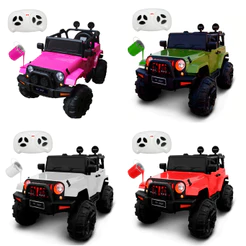 Mini Carrinho Elétrico Jipe Carro Infantil Com Controle Remoto Tipo Jeep