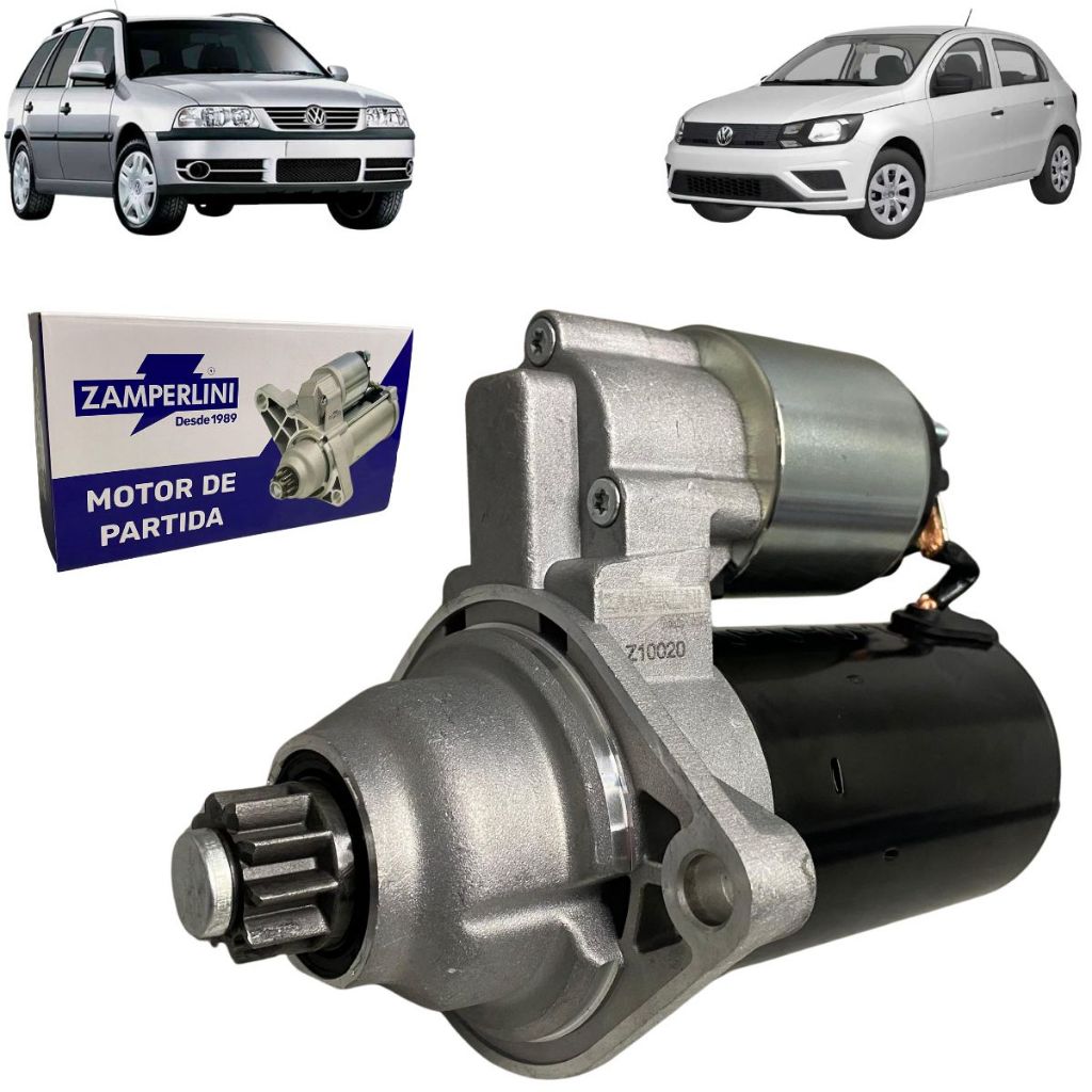 Motor de Partida Arranque Para Volkswagen Gol G2 G3 MI Parati G2 1.0 MI 1998 Até 2004 em Oferta na Shopee