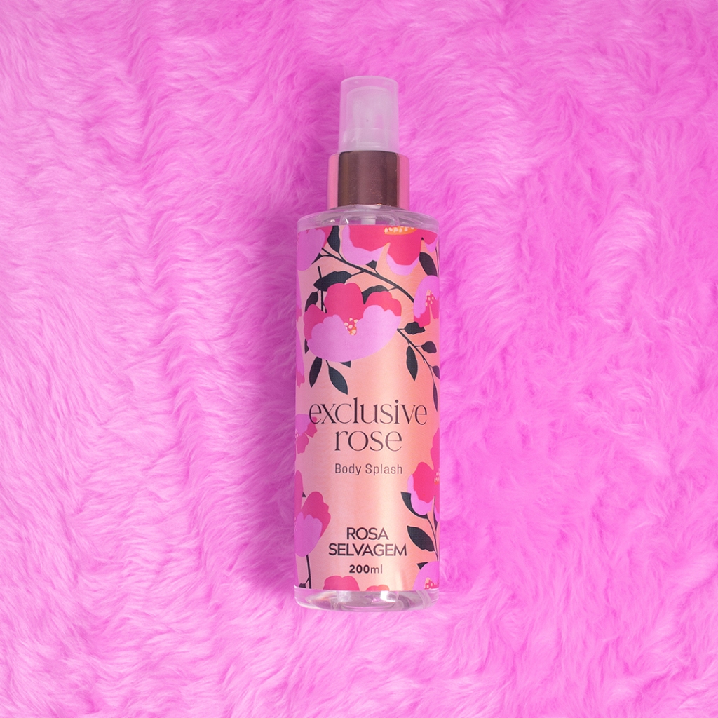 Body Splash Exclusive Rose em Oferta na Shopee